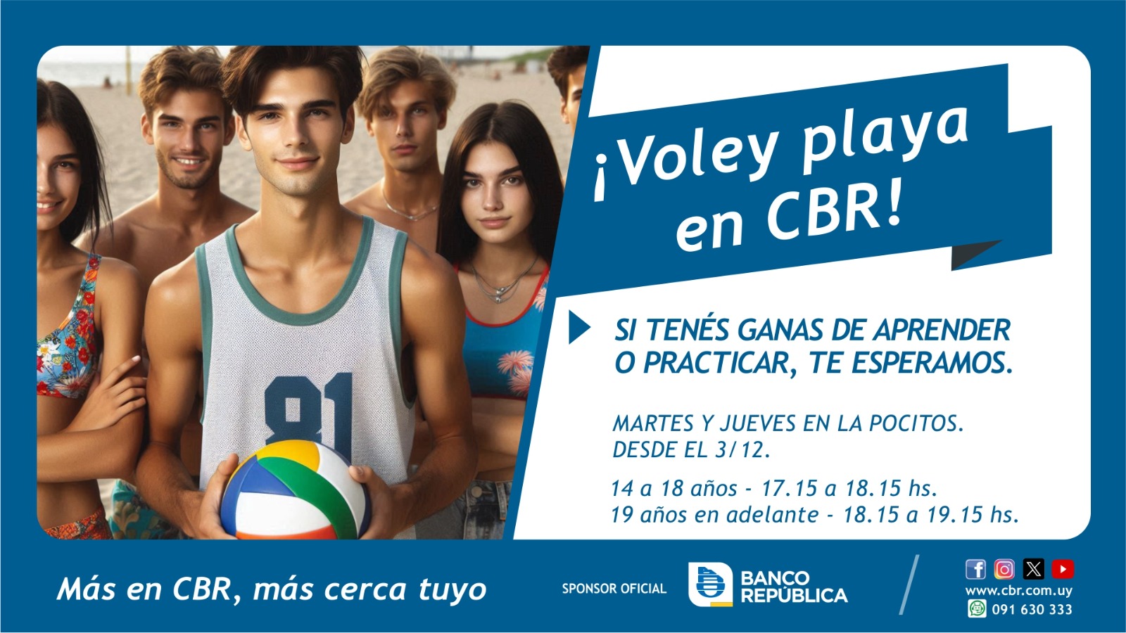 ¡Voley playa en CBR!